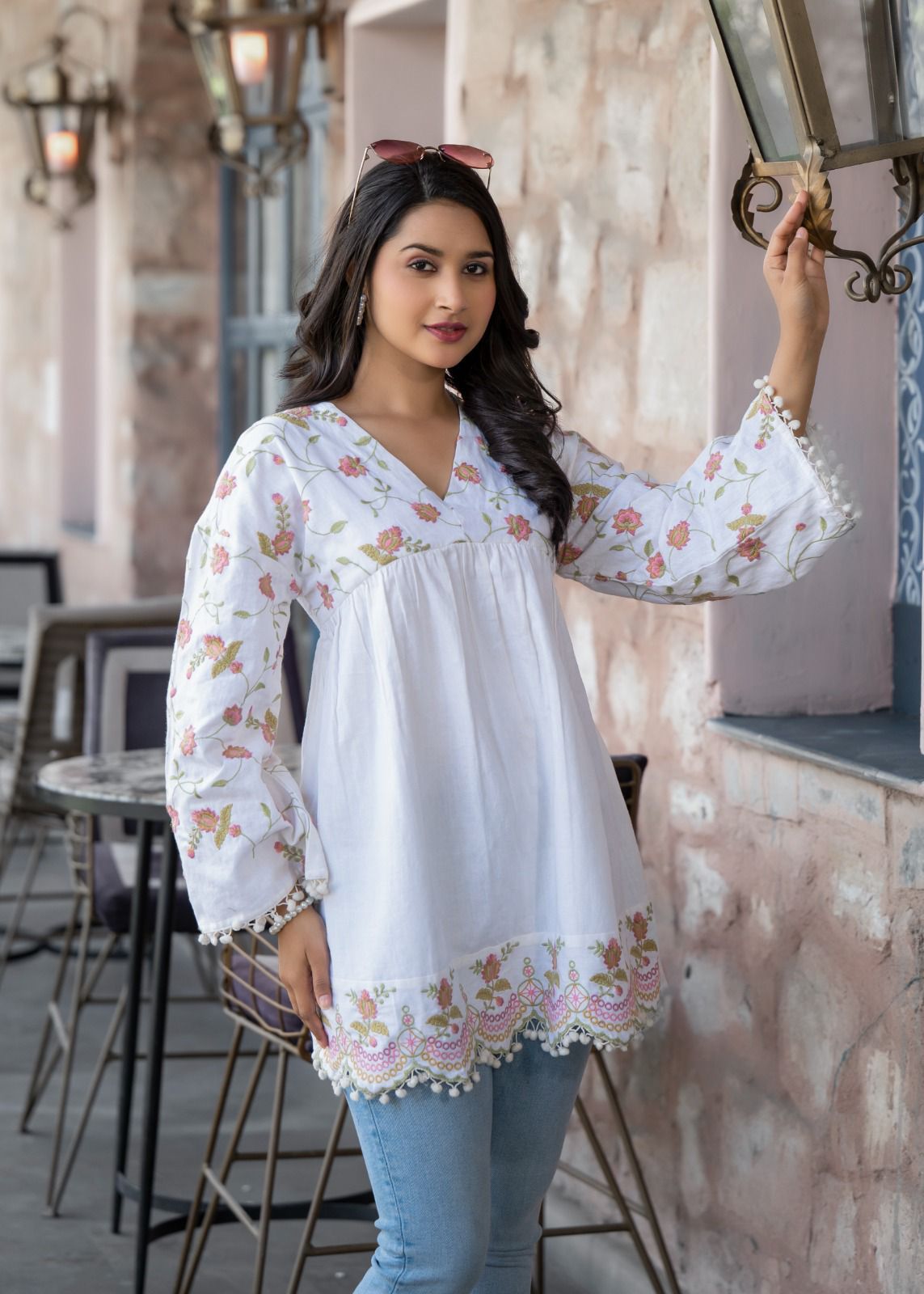 Blossom Charm Cotton Tunic