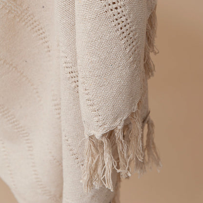 Open Knit Lightweight & Airy Throw