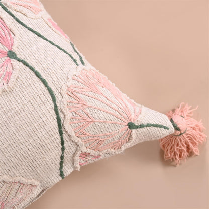 Lotus Whisper Velvet Cushion