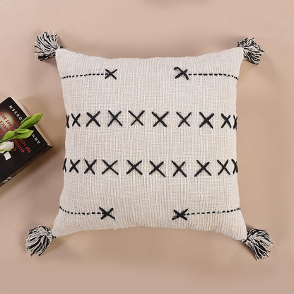 Desert Bloom Kantha Cushion